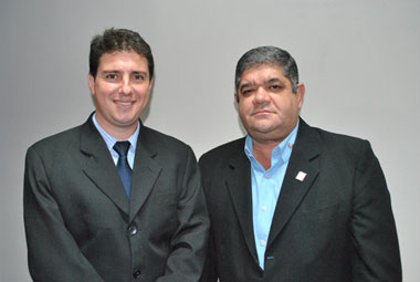 Alexandre Cachorrão e Ricardo de Maio Bermejo - ex-Governador do Rotary Internacional Distrito