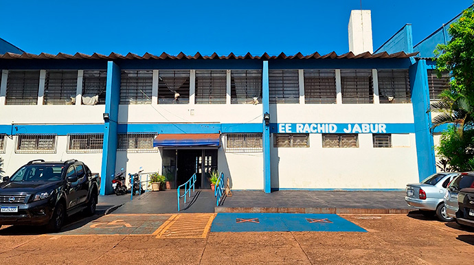 Divulgação - A Escola Estadual Rachid Jabur fica localizada na Avenida da Saudade, 193, em Cândido Mota - Foto: Divulgação