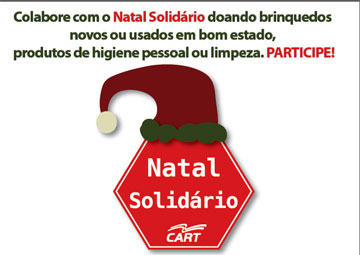 CART realiza campanha do Natal Solidário