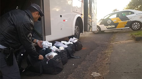 Polícia Militar Rodoviária - Foram localizados 500 frascos de anabolizantes