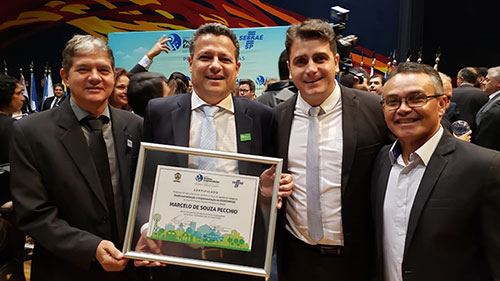 divulgação - O prefeito compareceu na cerimônia realizada em São Paulo para receber o selo