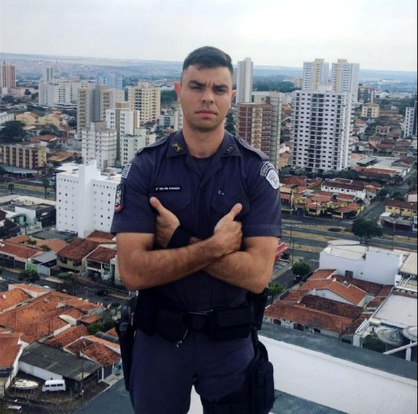 Divulgação - Tenente Felipe Atanázio tinha 24 anos e morreu após ser atingido por motorista