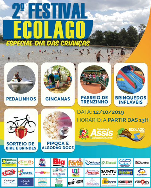 Divulgação - Participe com toda a família do II Festival Ecolago neste sábado