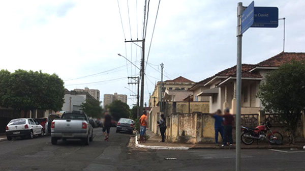 Divulgação - Batida ocorreu no cruzamento das ruas Padre David com a Sete de Setembro