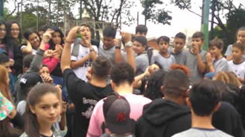 Divulgação - A batalha contou com a participação dos alunos dos ensinos fundamental e médio
