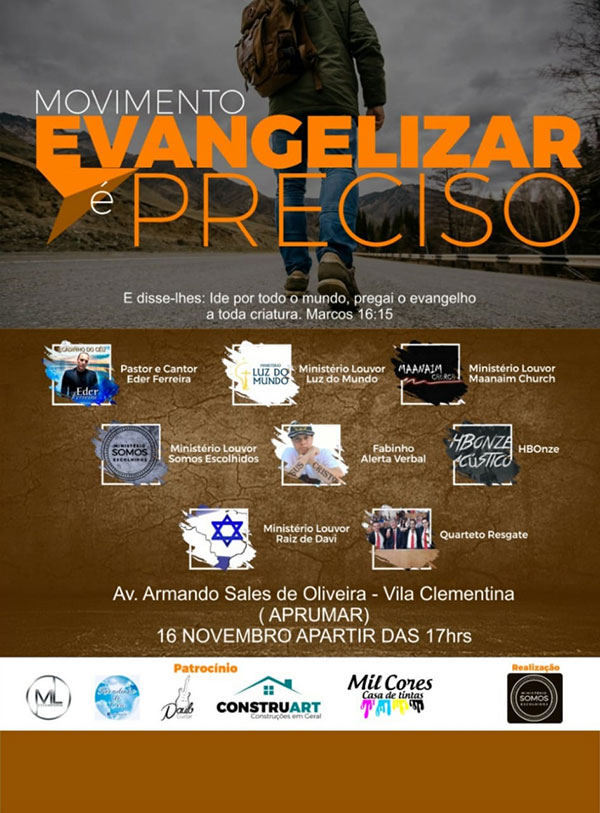Divulgação - Cartaz de divulgação do evento que é gratuito