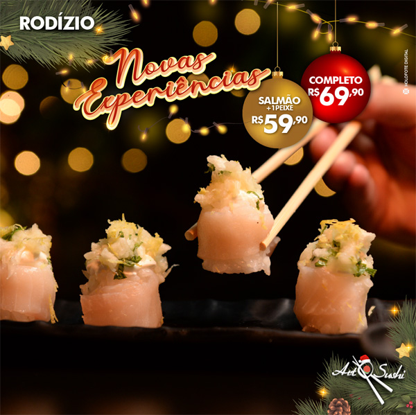 Aproveite as novidades do final de ano que a Art Sushi preparou pra você!