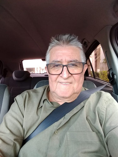 Divulgação - Sr. Camilo trabalha como motorista do Uber e se afastou do trabalho há cerca de 15 dias