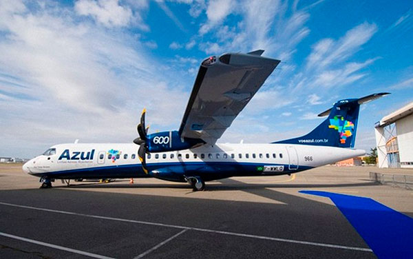 divulgação - Rota Bauru-Campinas passará a ser feita com a aeronave ATR 72-600, de 70 assentos: aumento de 159% na oferta de lugares