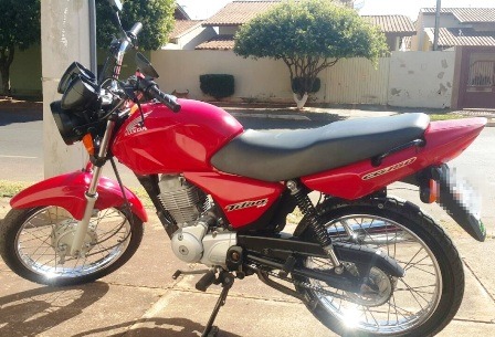divulgação - A moto furtada é uma Honda Titan 150, ano 2004, vermelha