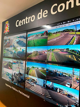 Divulgação - Central de controle receberá imagens de mais de 70 câmeras além das imagens de vigilância patrimonial