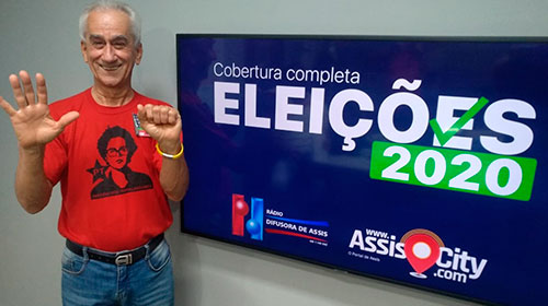 Divulgação - Zezinho do PT, candidato a vice-prefeito de Assis
