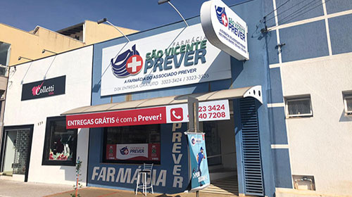 divulgação - A Farmácia Prever fica localizada na Rua Ângelo Bertoncini, 533, no centro de Assis