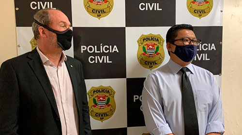 Divulgação - Delegado Marcelo Ito Okuma e o Promotor Luís Fernando Rocha falam sobre prisão do motorista que matou Leandro Rosendo