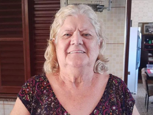 divulgação - Maria Aparecida Marquezani Briganó, 72 anos