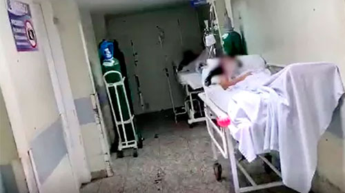 Divulgação - Santa Casa de Jaú improvisa corredor para atender pacientes com Covid no pronto-socorro ? Foto: Arquivo pessoal
