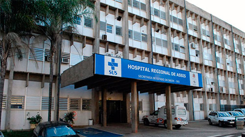 Divulgação - Hospital Regional de Assis tem 100% de leitos UTI COVID ocupados