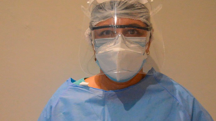 Divulgação - Angélica Campos Venâncio, de 41 anos, é técnica de enfermagem na Santa Casa de Assis