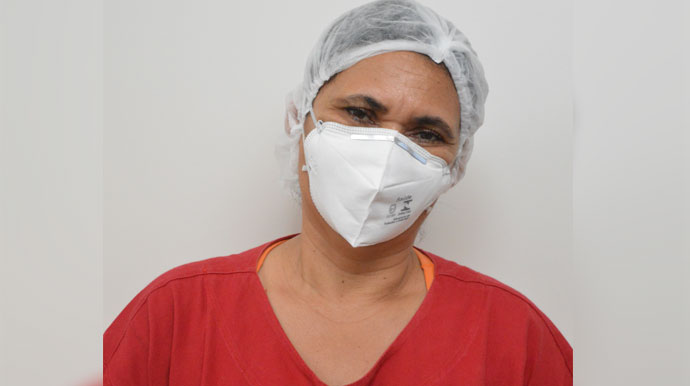 Divulgação - Ana Aparecida de Jesus Rodrigues, de 52 anos, atua como técnica de enfermagem desde 2007
