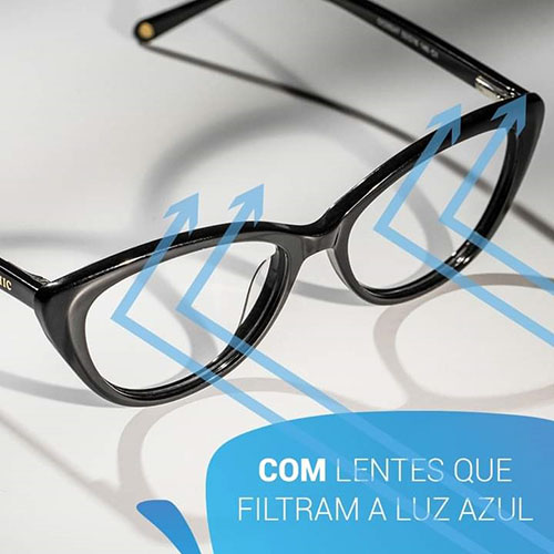 Divulgação - Desempenho do óculos com lente que filtram a luz azul