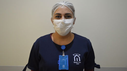 Divulgação - Iara Tangerino trabalha em dois hospitais de Assis