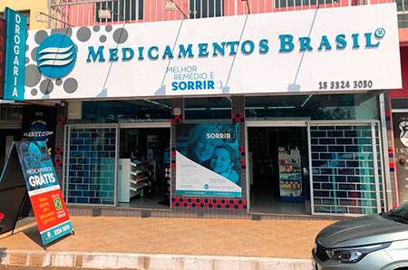 divulgação - A Farmácia Medicamentos Brasil está localizada na Rua José Nogueira Marmontel, 890