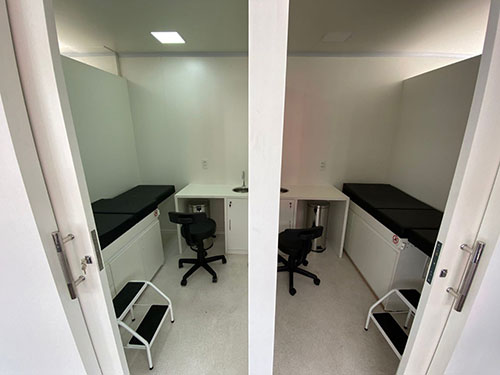 divulgação - Carreta é equipada com quatro consultórios odontológicos e dois consultórios médicos completos