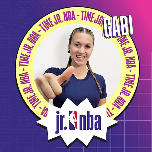 divulgação - Gabriela Chizolini participará da Jr. NBA Brasil com desafios