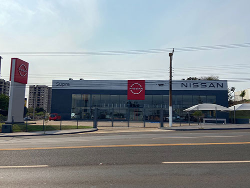 divulgação - Concessionária Nissan Supra está localizada na Avenida Rui Barbosa, 3000