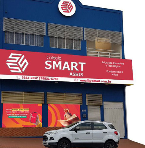 divulgação - Colégio Smart Assis está localizado na Avenida Rui Barbosa, 1.520