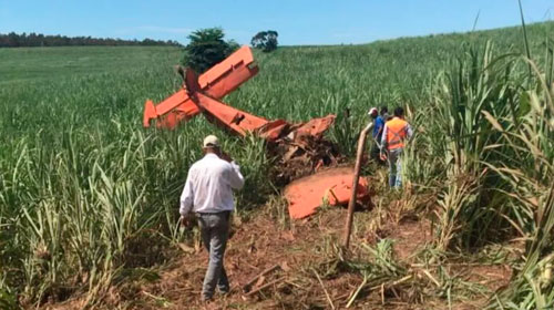 Divulgação - Piloto morreu em queda de avião agrícola em Cafelândia — Foto: Arquivo Pessoal