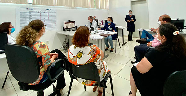 Divulgação - Reunião contou com representantes da saúde municipal, da FEMA e do Conselho de Saúde - Foto: Divulgação