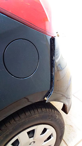 Divulgação - Condutora ficou com danos materiais - Foto: Divulgação/Arquivo Pessoal