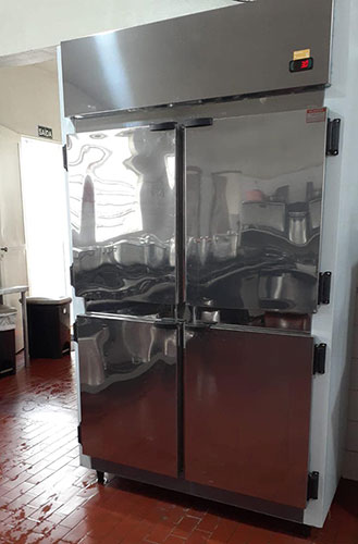 Divulgação - Cozinha Piloto recebeu duas geladeiras novas industriais - Foto: Divulgação redes sociais