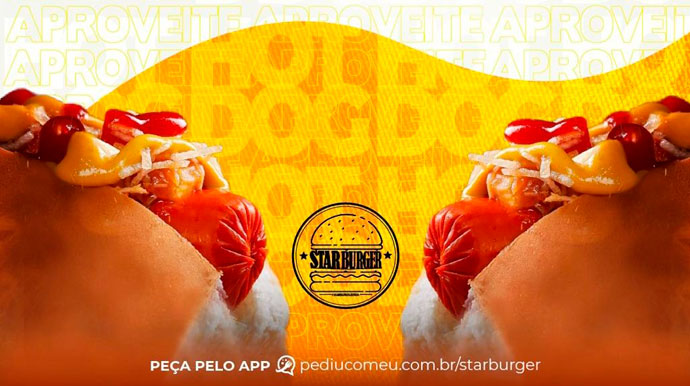 Star Burguer lança hot-dog com promoção '2 por R$19,99' e entrega grátis