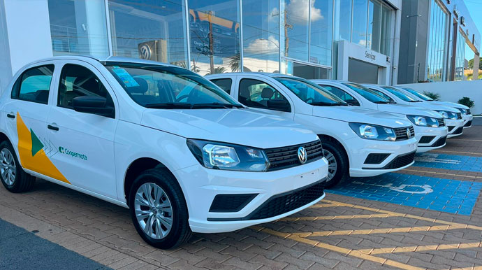 Comasa Volkswagen entrega lote de veículos 0km para COOPERMOTA