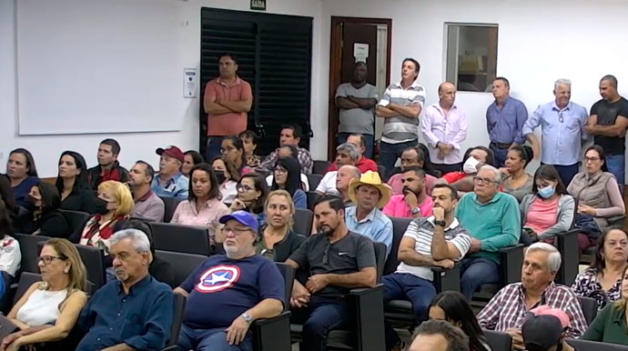 Divulgação - População esteve presenta na votação - Foto: Reprodução: TV Câmara