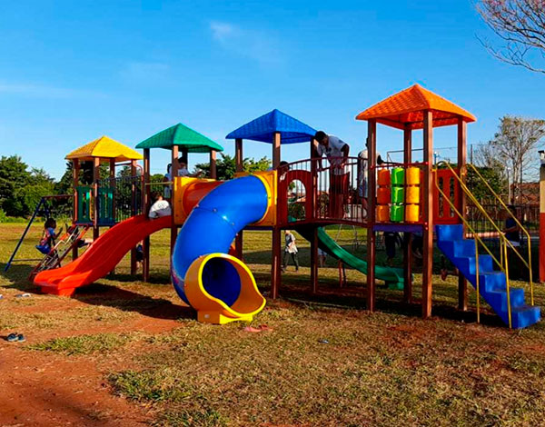 Divulgação - Playground instalado no Parque das Acácias - Foto: Divulgação