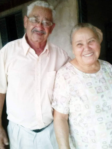 Divulgação - Pastor Vicente Estevão do Santos de 89 anos e Vicência Ferreira dos Santos de 83 anos - Foto: Divulgação