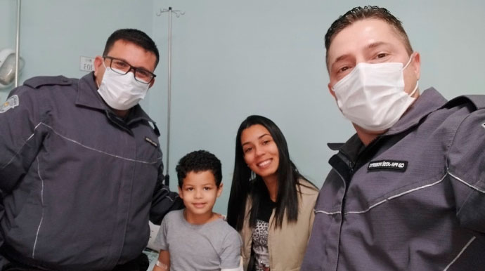 Polícia Militar salva menino de cinco anos com parada respiratória em Assis
