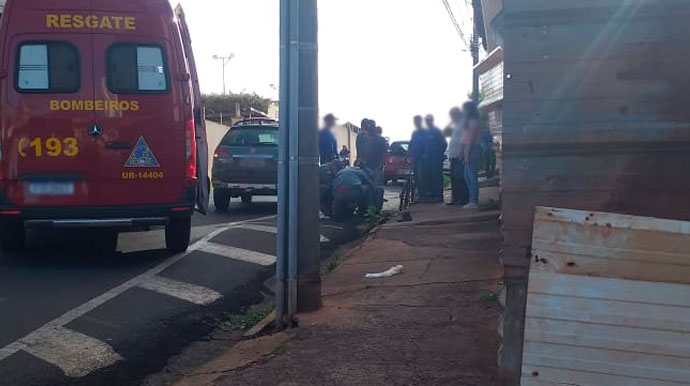 divulgação - Acidente deixou ciclista ferido em Assis - Foto: Divulgação