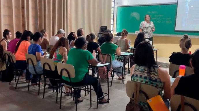divulgação - Professores passaram pelo treinamento do programa 'Líder de Mim' no Xereta - Foto: Divulgação