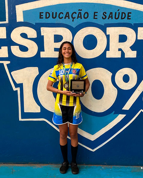 divulgação - Isadora Leticia da Silva, 16 anos, atleta de Tarumã - Foto: Divulgação