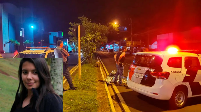 Mulher morre atropelada por entregador de aplicativo na avenida Getúlio Vargas em Bauru