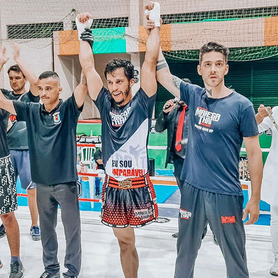 Divulgação - Willian participou da 1ª Copa Ipiranga Combat de Muay Thai e Kickboxing e venceu por nocaute - Foto: Divulgação