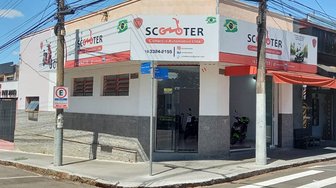 Divulgação - Scooter Assis fica localizada na Rua Floriano Peixoto, 11 - Centro - Assis