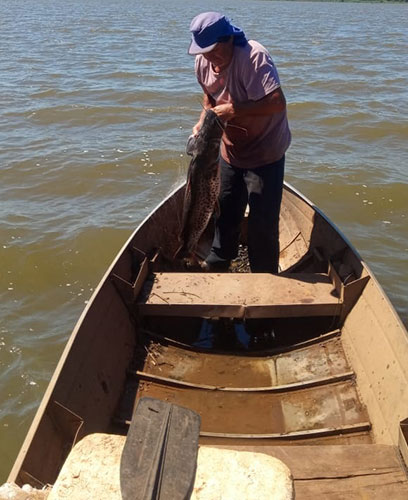 Divulgação - Amauri, de 60 anos durante a pesca - Foto: Divulgação