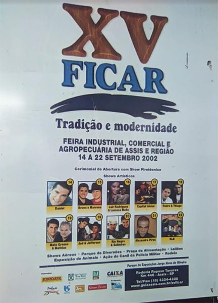 Divulgação - XV Ficar 2002 - Foto: Divulgação