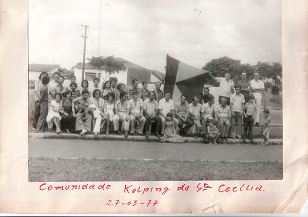 Divulgação - Comunidade Kolping em 1977 - Foto: Divulgação