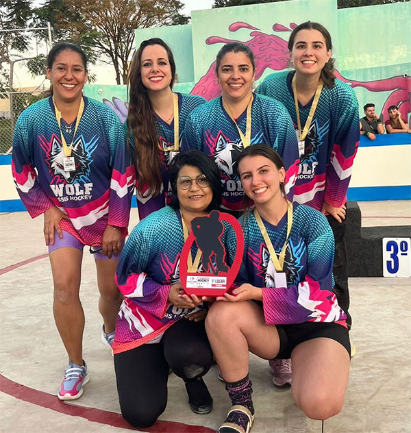 Divulgação - Equipe feminina Wolf Assis Hockey - Foto: Divulgação